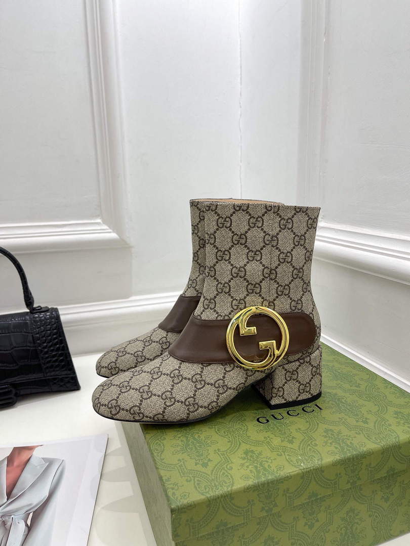 Gucci 701706 Blondie Women's Ankle Boot G60035