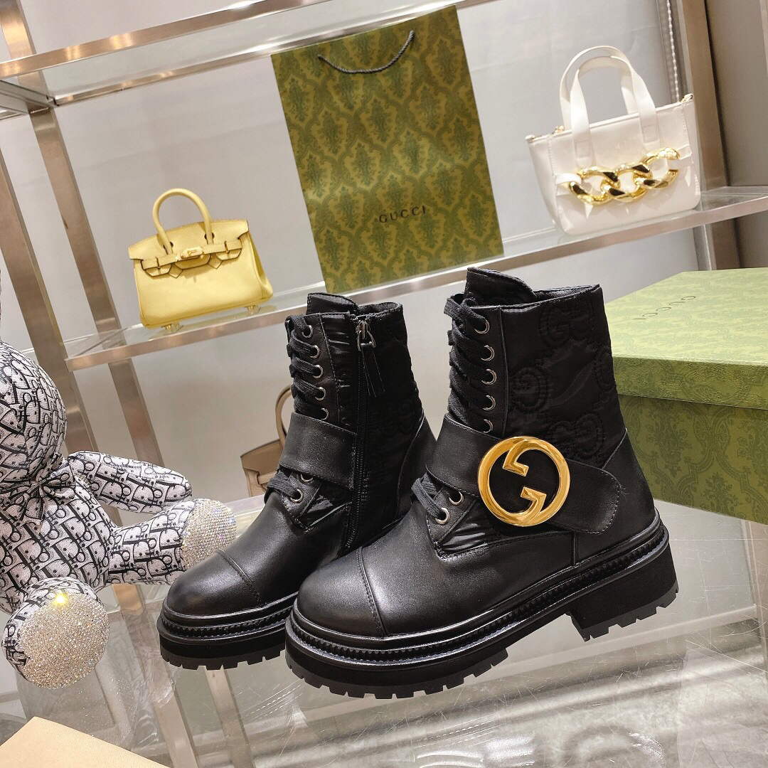 Gucci 701708 Women's Blondie Ankle Boot G60042