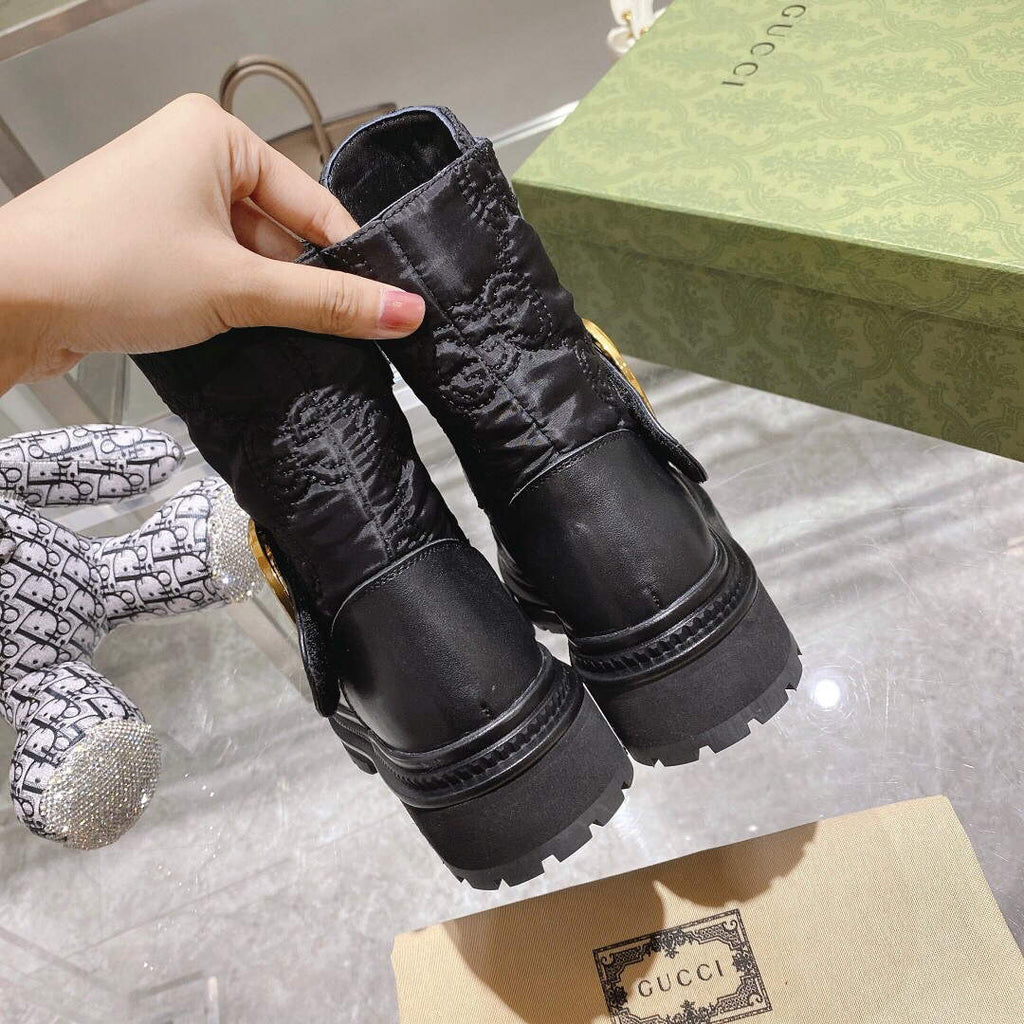 Gucci 701708 Women's Blondie Ankle Boot G60042