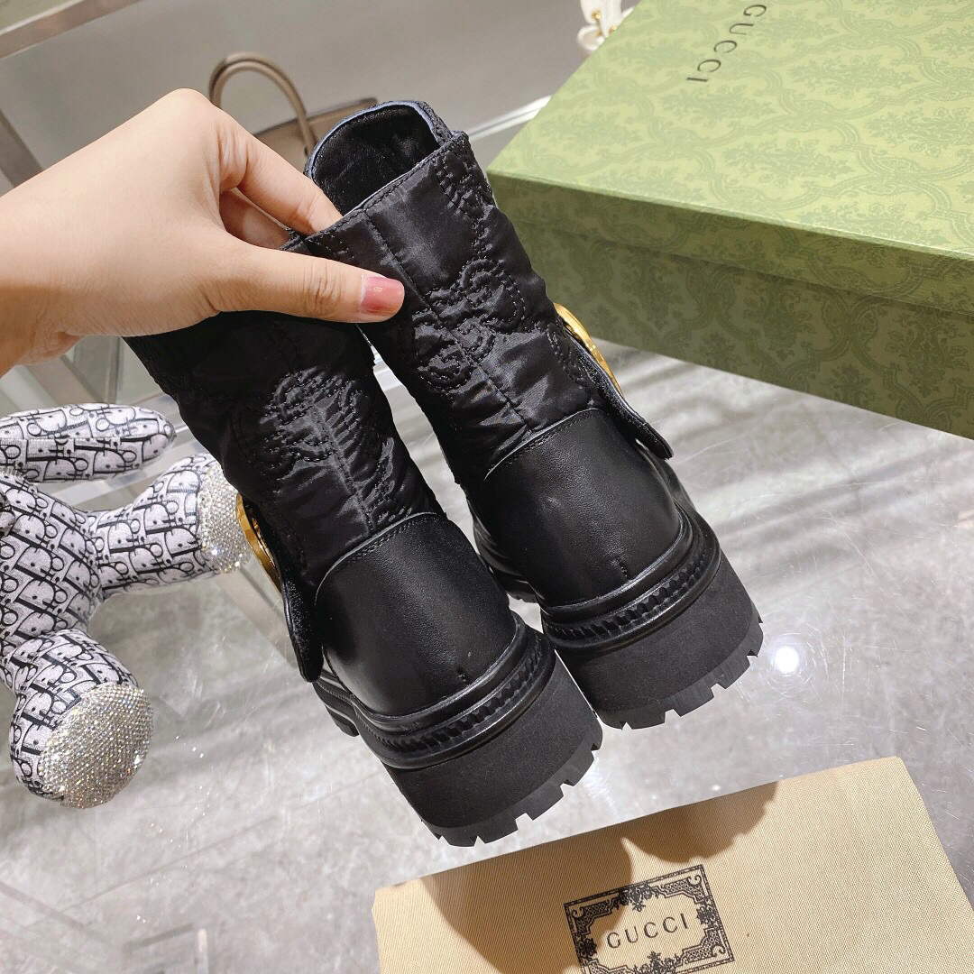 Gucci 701708 Women's Blondie Ankle Boot G60042 - 35 - View 6
