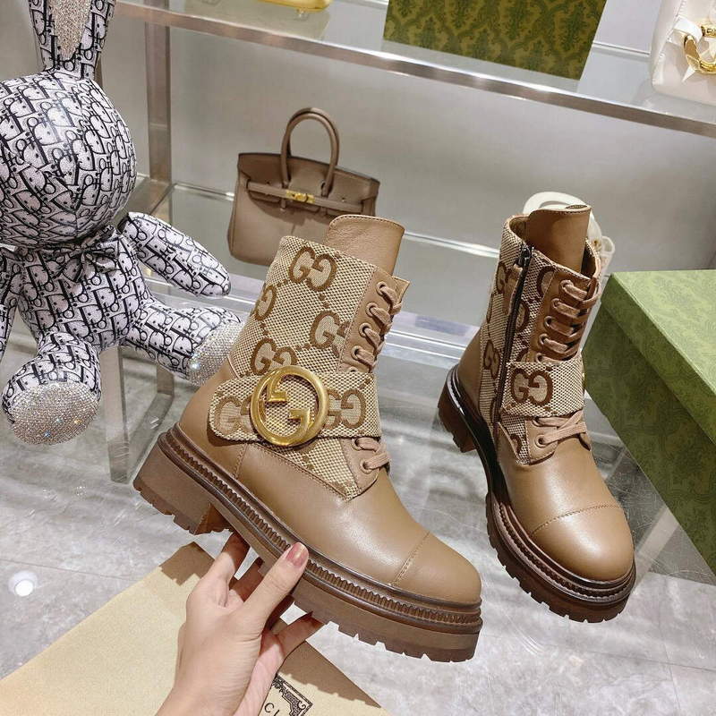 Gucci 701708 Women's Blondie Ankle Boot G60040