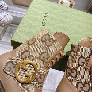 Gucci 701708 Women's Blondie Ankle Boot G60040 - 35 - View 2