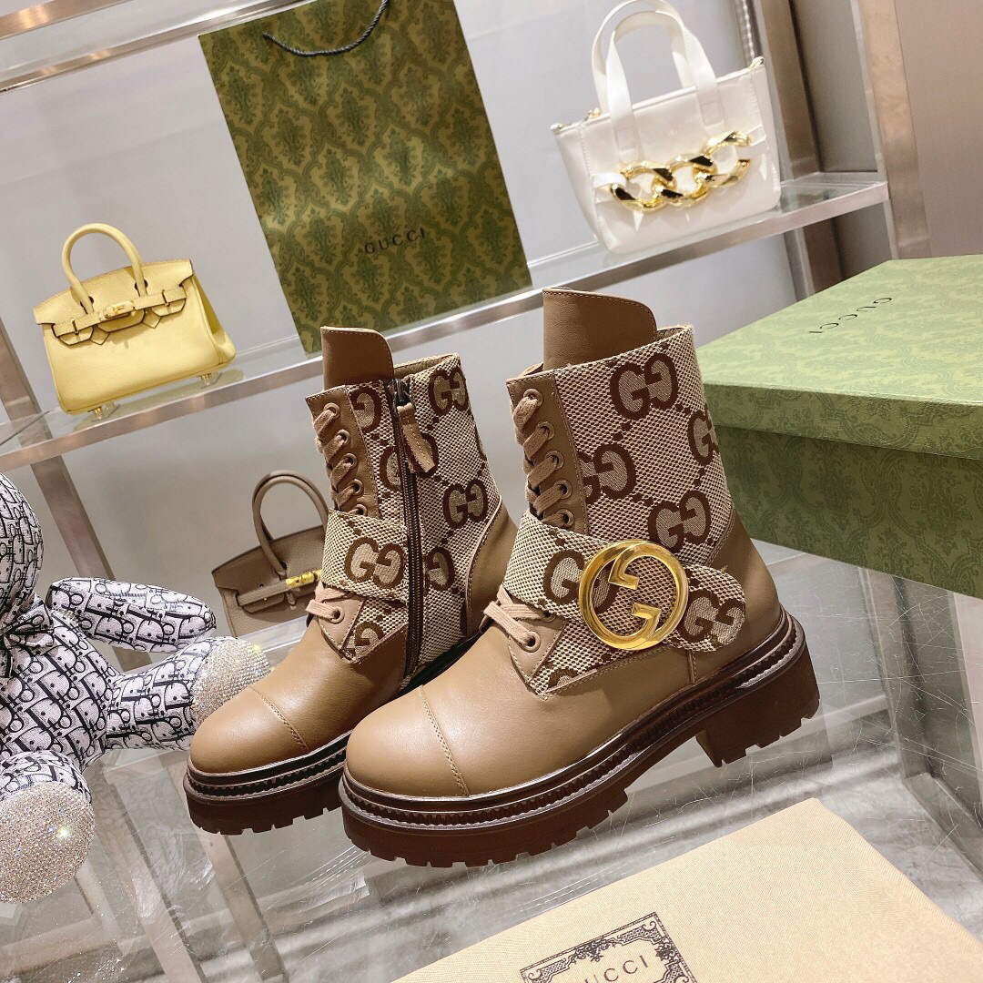 Gucci 701708 Women's Blondie Ankle Boot G60040