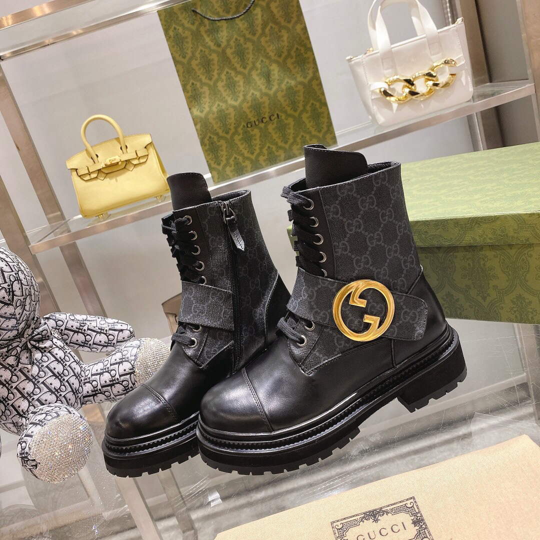 Gucci 701708 Women's Blondie Ankle Boot G60041