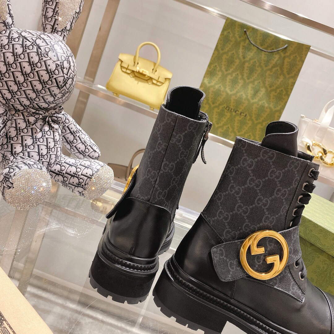 Gucci 701708 Women's Blondie Ankle Boot G60041
