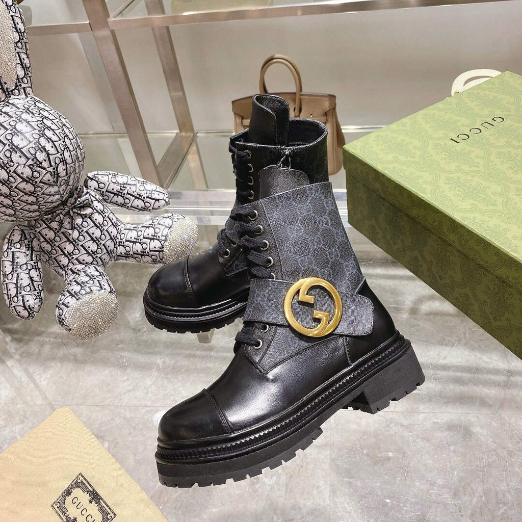 Gucci 701708 Women's Blondie Ankle Boot G60041