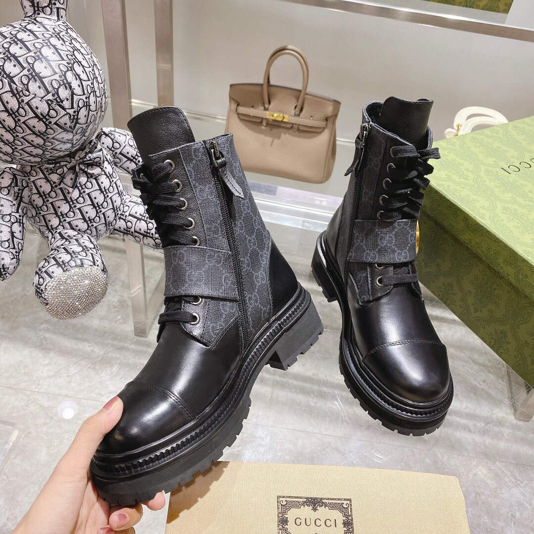 Gucci 701708 Women's Blondie Ankle Boot G60041