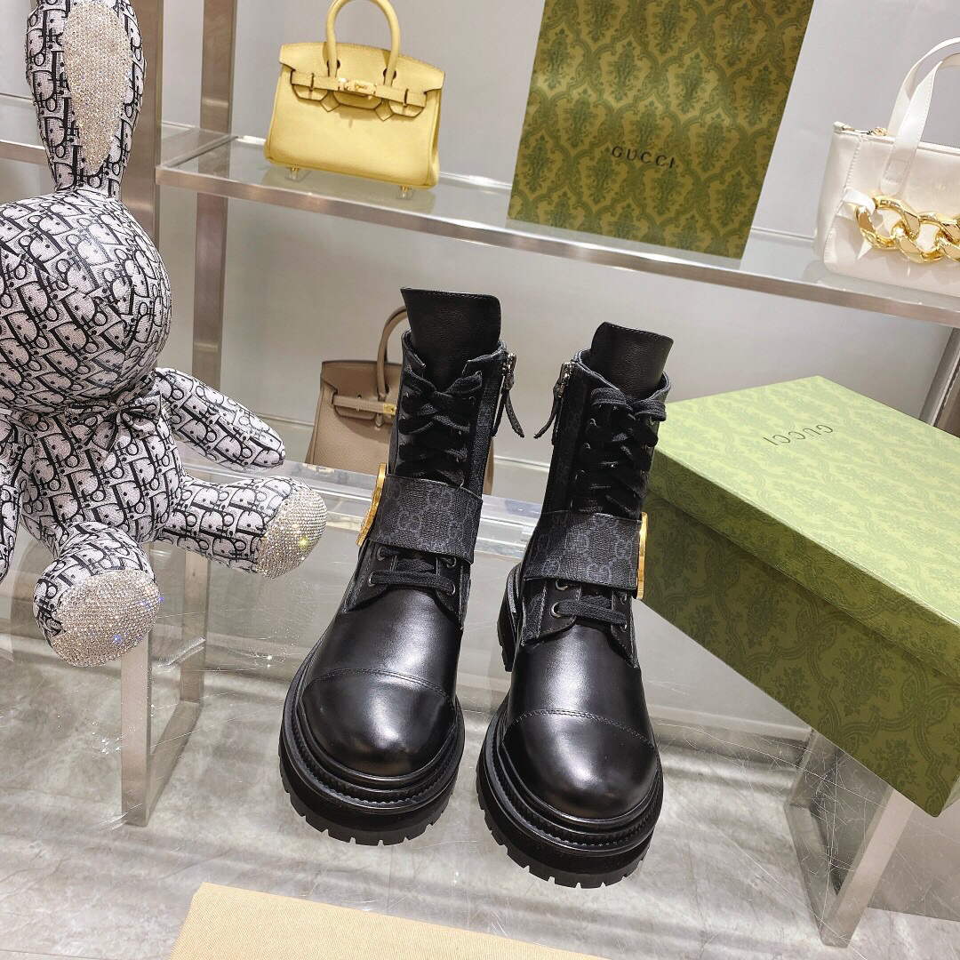 Gucci 701708 Women's Blondie Ankle Boot G60041 - 35 - View 9