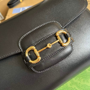 Gucci 702049 Horsebit 1955 Medium Bag Black - Default Title - View 5