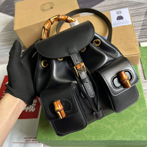 Gucci 702101 Bamboo backpack Black - Default Title - View 3