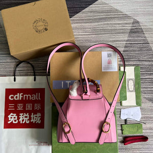 Gucci 702101 Bamboo backpack Pink - Default Title - View 2