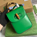 Gucci 702106 Bamboo Mini Handbag Green - Default Title - View 1