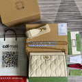 Gucci 702200 GG matelass¨¦ leather shoulder bag White