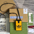 Gucci 702203 Adidas x Gucci phone case Yellow