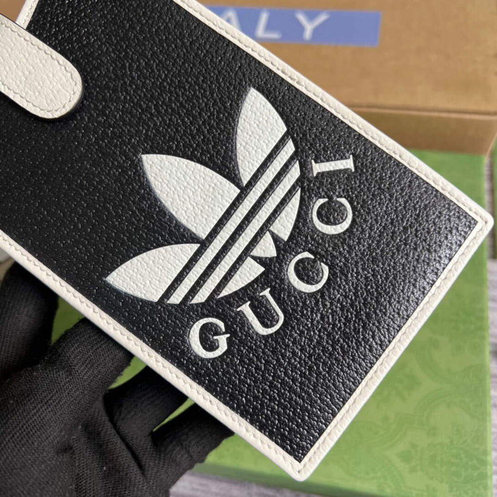 Gucci 702203 Adidas x Gucci phone case Black