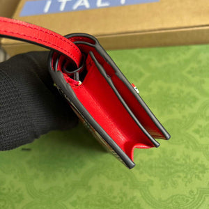 Gucci 702248 Adidas x Gucci card case with Horsebit - Default Title - View 3