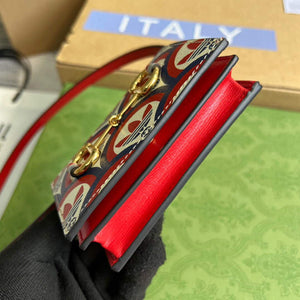 Gucci 702248 Adidas x Gucci card case with Horsebit - Default Title - View 5