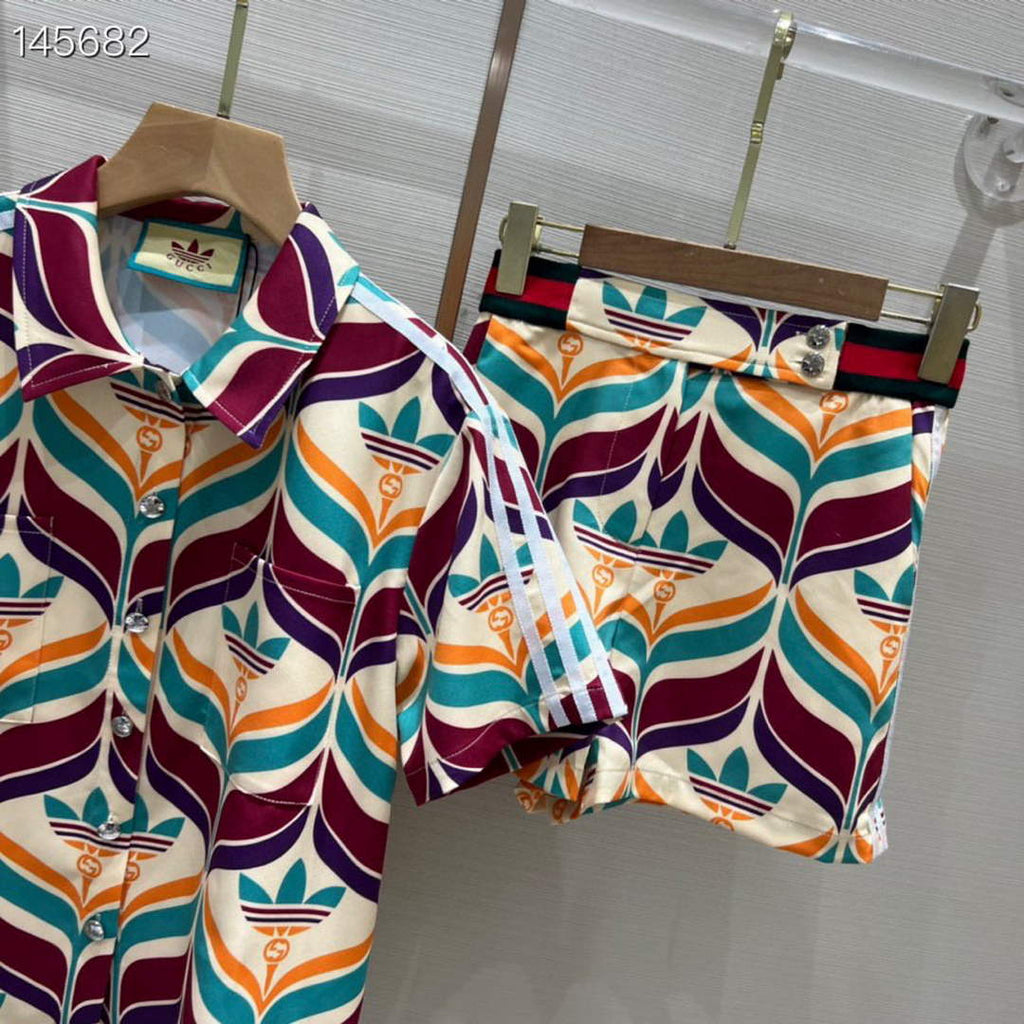 Gucci ?G02414 adidas x Gucci jersey shorts for women