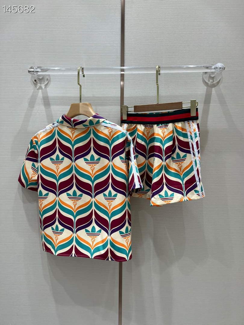 Gucci ?G02414 adidas x Gucci jersey shorts for women