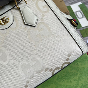Gucci 702721 Diana Small Tote Bag GG white leather - Default Title - View 6