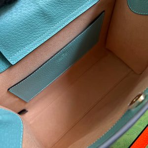 Gucci 702721 Diana Small Tote Bag Light blue leather - Default Title - View 8