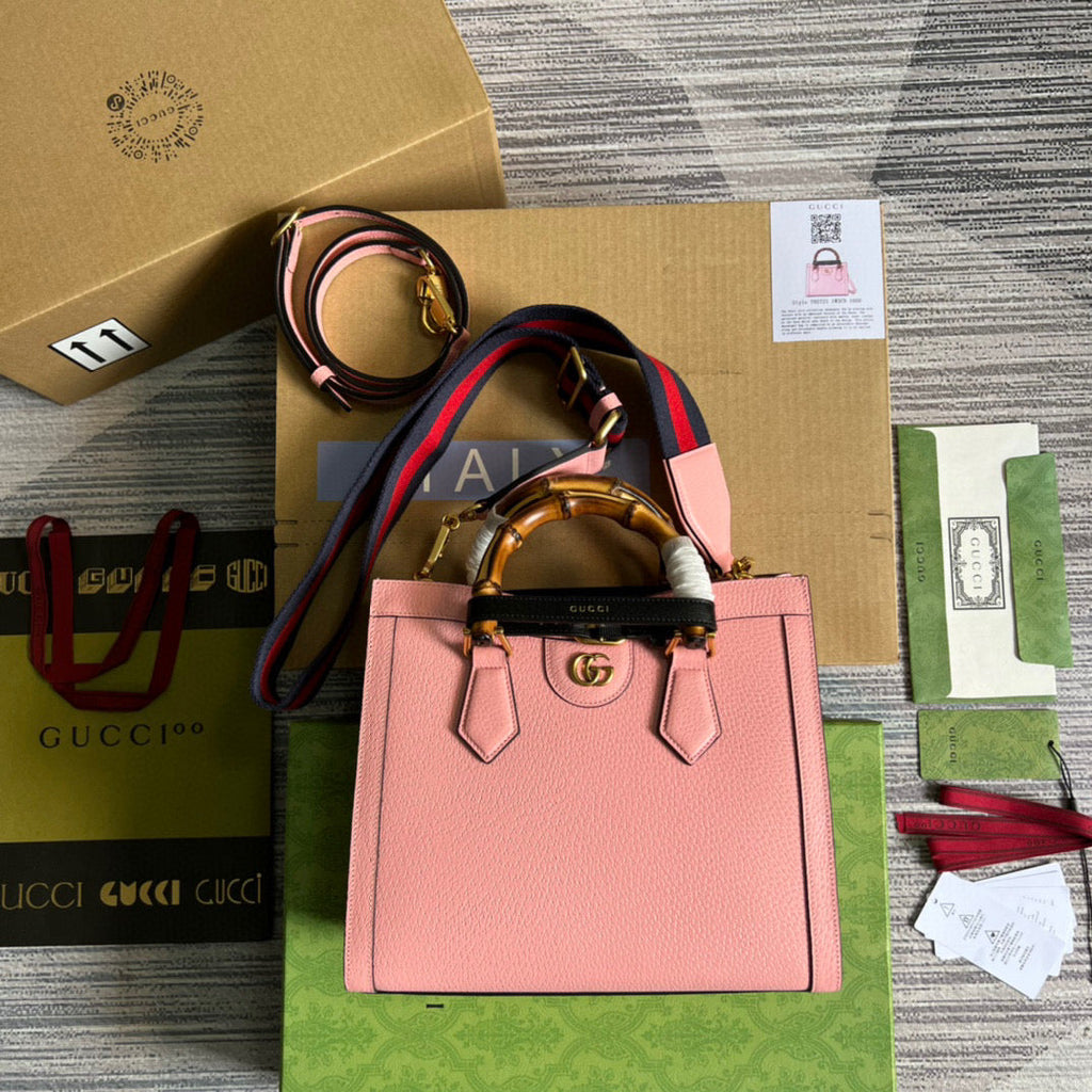 Gucci 702721 Diana Small Tote Bag Pink