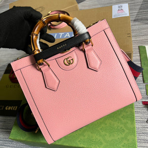 Gucci 702721 Diana Small Tote Bag Pink - Default Title - View 1