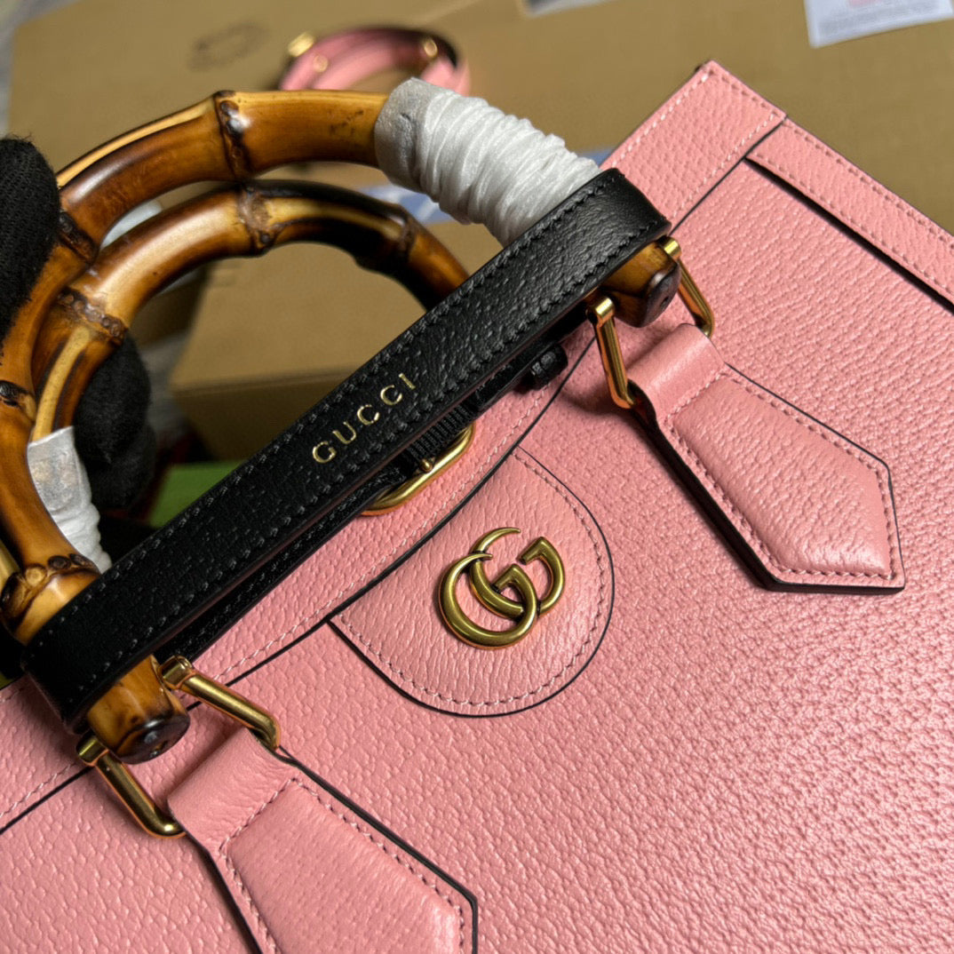 Gucci 702721 Diana Small Tote Bag Pink - Default Title - View 5