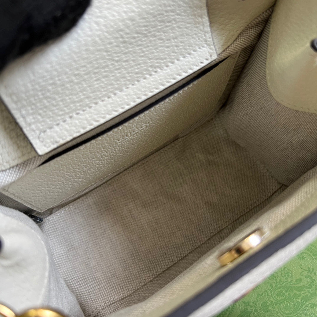 Gucci 702732 Diana Mini Tote Bag White