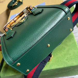 Gucci 702732 Diana Mini Tote Bag Green leather - Default Title - View 8