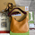 Gucci 702823 Gucci Attache large shoulder bag Dark orange - Default Title - View 1