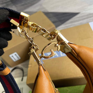 Gucci 702823 Gucci Attache large shoulder bag Dark orange - Default Title - View 5