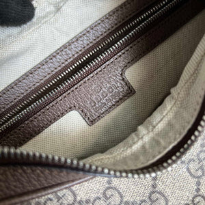 Gucci 702823 Gucci Attache large shoulder bag Beige and ebony - Default Title - View 9