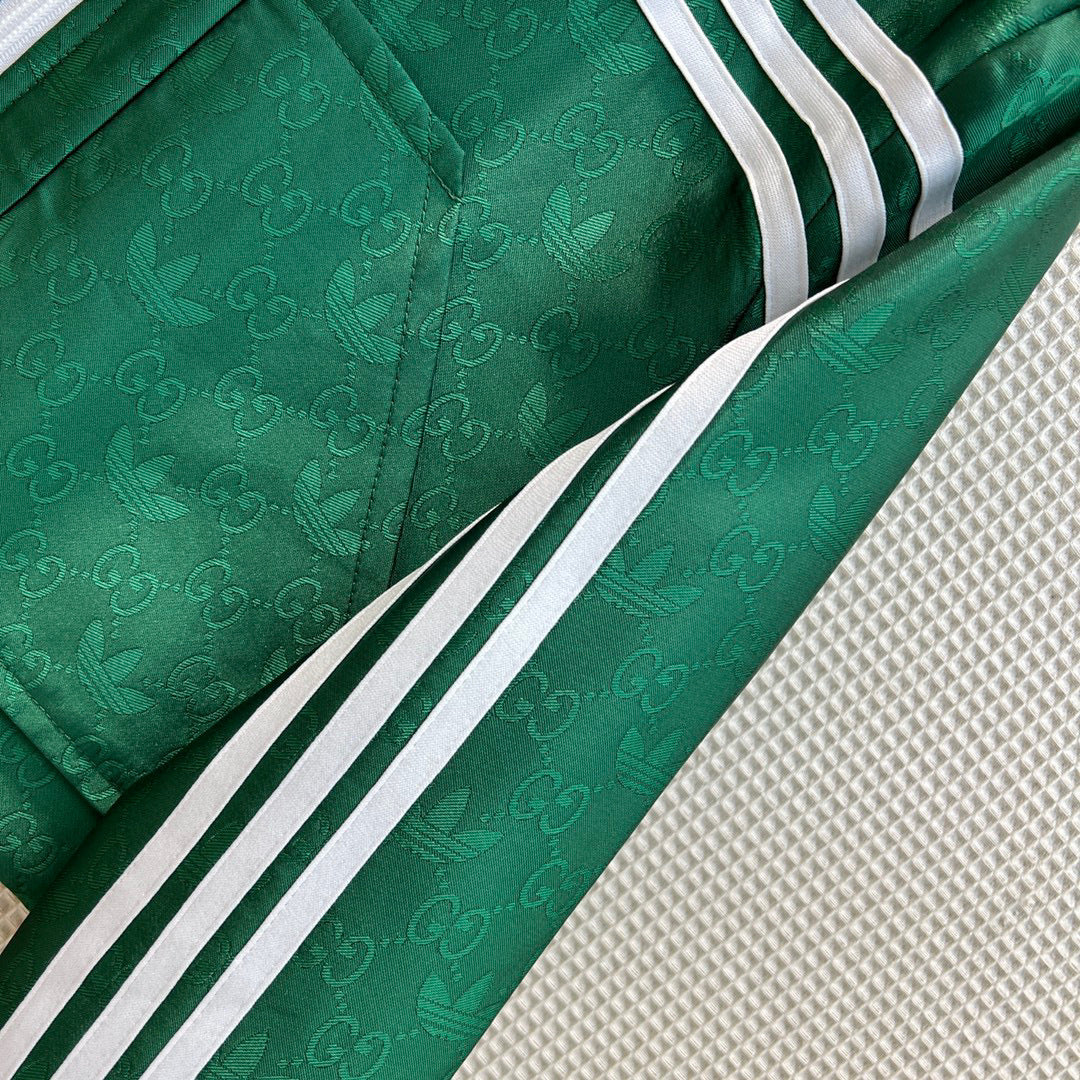 Gucci 702986 adidas x Gucci jacquard jacket for women