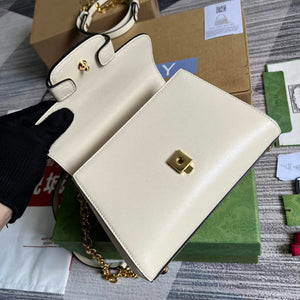 Gucci 703848 Gucci Horsebit 1955 Mini Bag White - Default Title - View 7