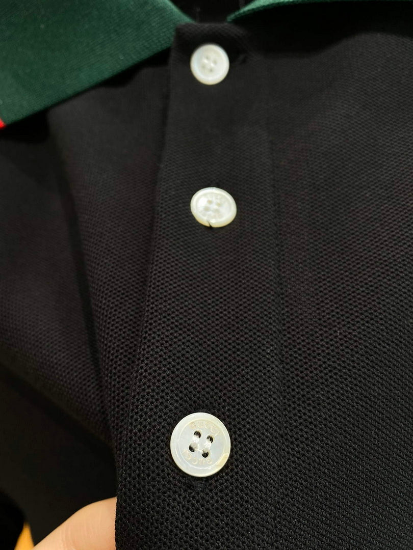 Gucci 713997 Cotton jersey polo with animal print Men's G66730