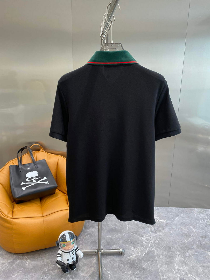 Gucci 713997 Cotton jersey polo with animal print Men's G66730
