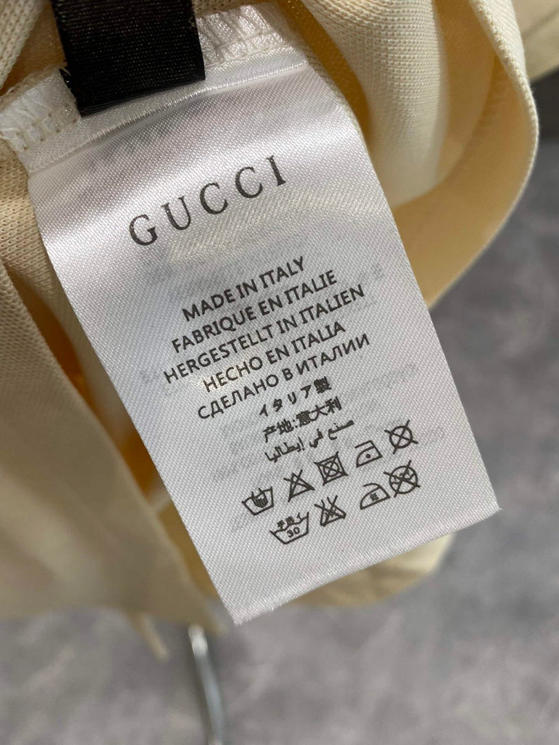 Gucci 713997 Cotton jersey polo with animal print Men's G66731