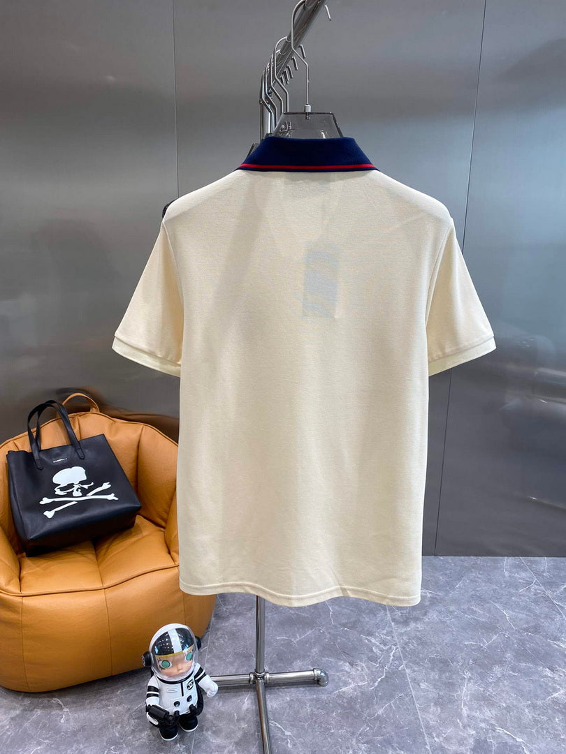 Gucci 713997 Cotton jersey polo with animal print Men's G66731