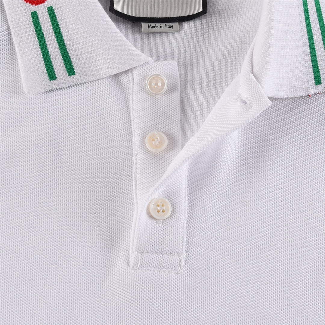 Gucci 713997 Cotton jersey polo with animal print Men's G66732