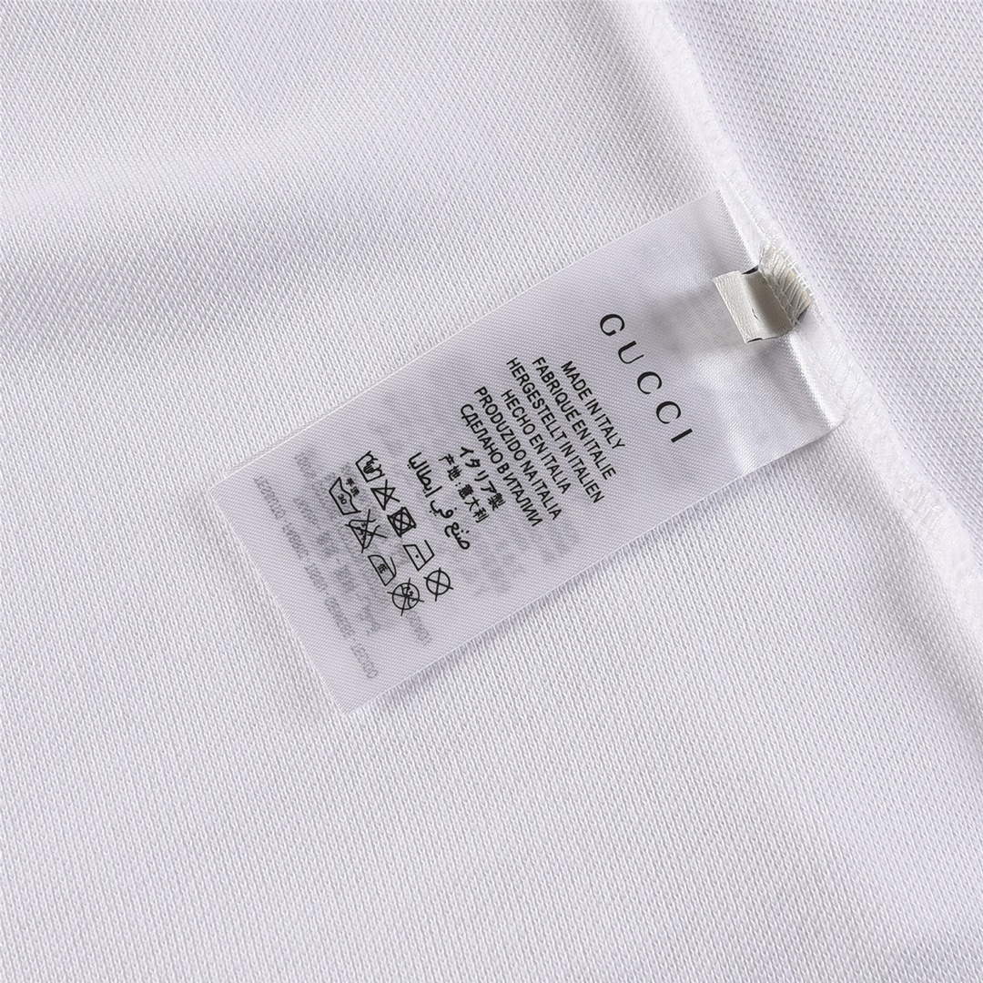 Gucci 713997 Cotton jersey polo with animal print Men's G66732