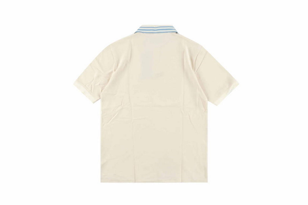 Gucci 713997 Cotton jersey polo with animal print Men's G66734