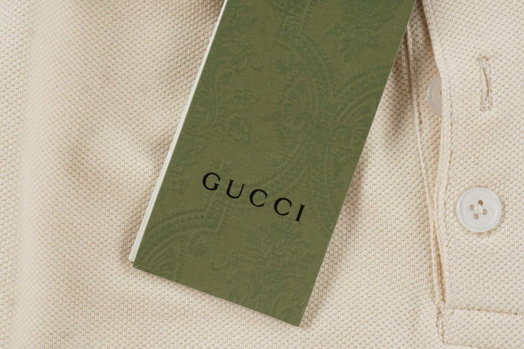 Gucci 713997 Cotton jersey polo with animal print Men's G66734