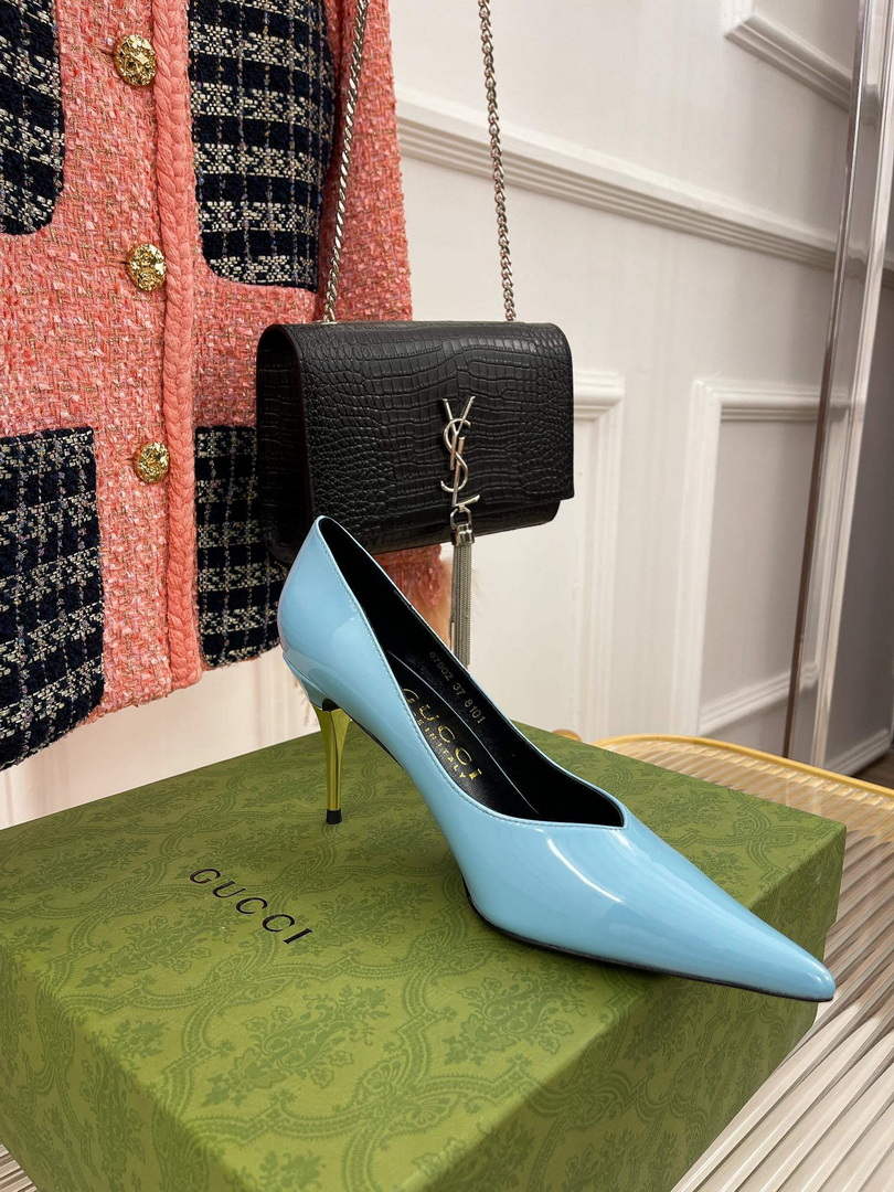 Gucci 715145 Women's high heel pump G56313
