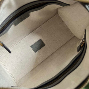 Gucci 715771 Mini canvas top handle bag Gray and Black Original GG canvas - Default Title - View 9