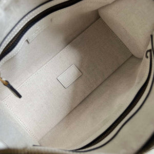 Gucci 715771 Mini canvas top handle bag White and Black Original GG canvas - Default Title - View 9