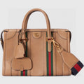Gucci 715772 Small top handle bag with Double G Brown - Default Title - View 1
