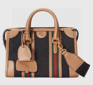 Gucci 715772 Small top handle bag with Double G Black - Default Title - View 1