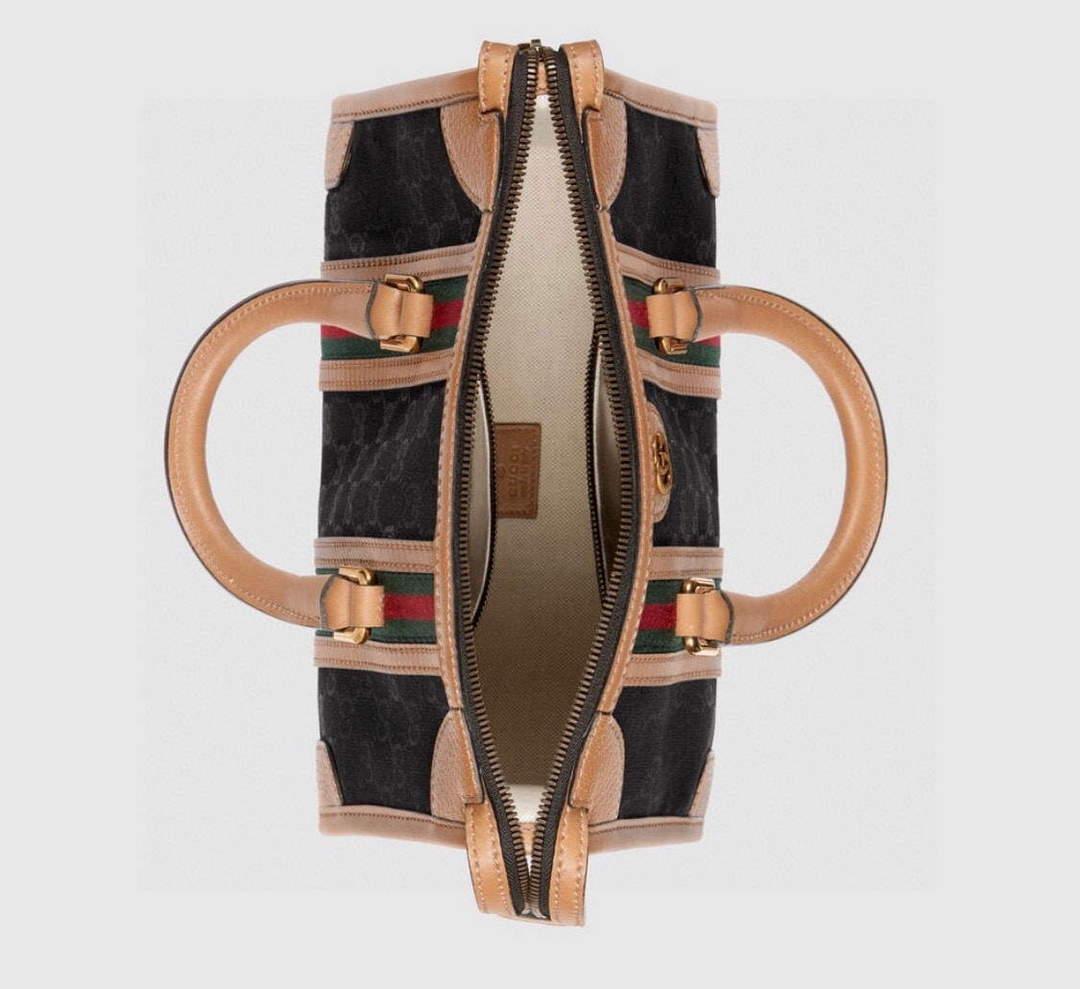 Gucci 715772 Small top handle bag with Double G Black - Default Title - View 6