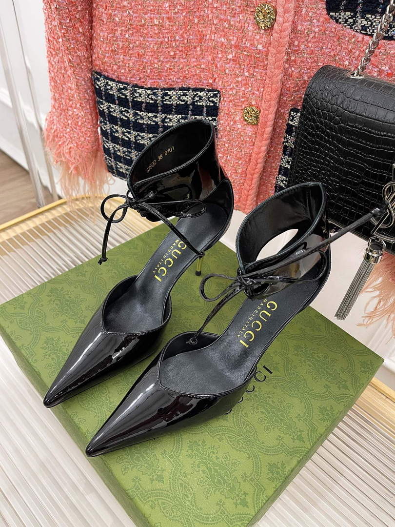 Gucci 717159 Women's high heel patent pump G56300